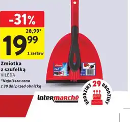 Intermarche Zmiotka z szufelką VILEDA oferta