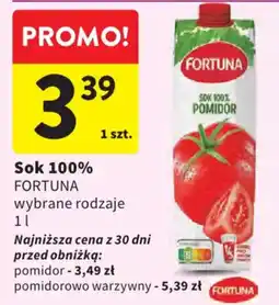 Intermarche Sok 100% Fortuna oferta