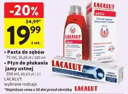 Intermarche Lacalut Pasta do zębów oferta