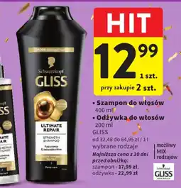 Intermarche Schwarzkopf GLISS Ultimate Repair oferta