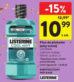Intermarche Płyn do płukania jamy ustnej LISTERINE Klasyczny oferta