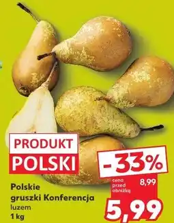 Kaufland Polskie gruszki Konferencja luzem oferta