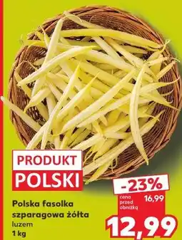 Kaufland Polska fasolka szparagowa żółta luzem oferta