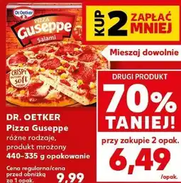 Kaufland Dr. Oetker Pizza Guseppe różne rodzaje oferta