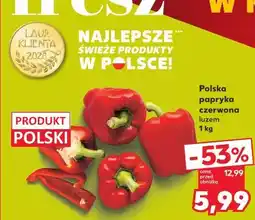 Kaufland Polska papryka czerwona luzem oferta