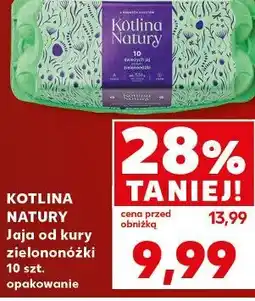 Kaufland Kotlina Natury Jaja od kury zielononóżki oferta