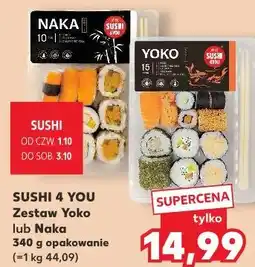 Kaufland Sushi 4 You Zestaw Yoko lub Naka oferta