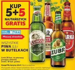 Kaufland Wszystkie piwa w butelkach 0,5 l (Namysłów, Kasztelan, Żubr, Warka) oferta