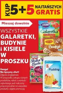 Kaufland Wszystkie galaretki, budynie i kisiele w proszku oferta