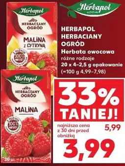Kaufland Herbapol Herbaciany Ogród Herbata owocowa oferta