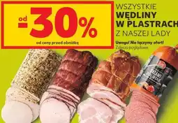 Kaufland Wszystkie wędliny w plastrach z naszej lady oferta