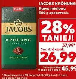 Kaufland Jacobs Krönung Kawa mielona oferta