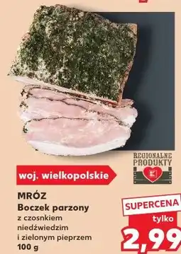 Kaufland MRÓZ Boczek parzony z czosnkiem niedźwiedzim i zielonym pieprzem oferta