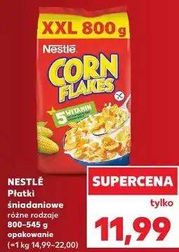 Kaufland Nestle Płatki śniadaniowe oferta