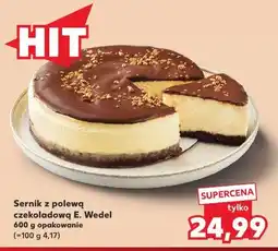 Kaufland Sernik z polewą czekoladową E. Wedel oferta