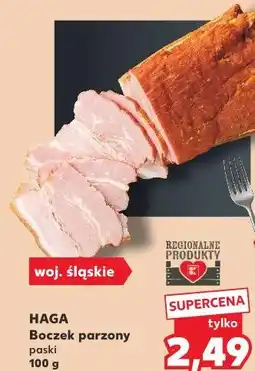 Kaufland HAGA Boczek parzony paski oferta