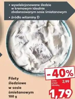 Kaufland Filety śledziowe w sosie śmietanowym oferta
