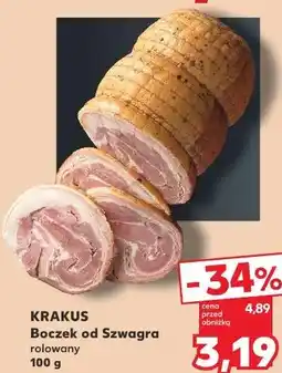 Kaufland KRAKUS Boczek od Szwagra rolowany oferta