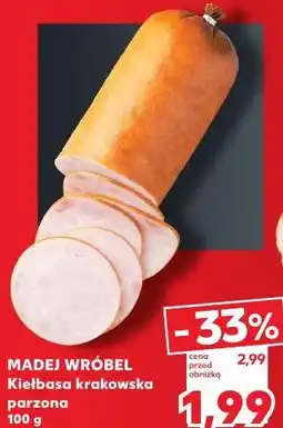 Kaufland MADEJ WRÓBEL Kiełbasa krakowska parzona oferta