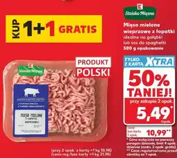 Kaufland Stoisko Mięsne Mięso mielone wieprzowe z łopatki oferta