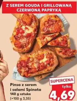 Kaufland Pinsa z serem i salami Spinata oferta