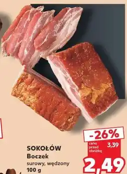 Kaufland SOKOŁÓW Boczek surowy, wędzony oferta