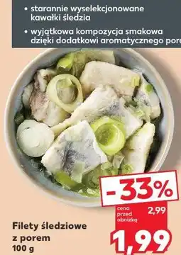 Kaufland Filety śledziowe z porem oferta