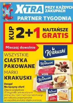 Kaufland Wszystkie ciastka pakowane marki Krakuski oferta