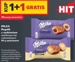 Kaufland Milka Rogalik z nadzieniem waniliowym lub czekoladowym oferta