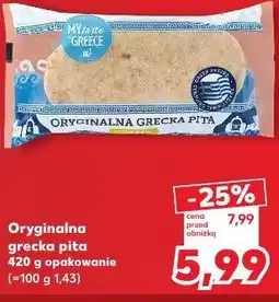 Kaufland Oryginalna grecka pita oferta