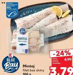 Kaufland Mintaj filet bez skóry Blue Bay oferta