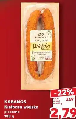 Kaufland Kabanos Kiełbasa wiejska pieczona oferta