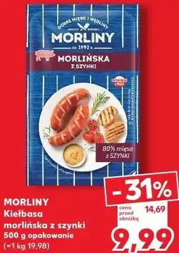 Kaufland Morliny Kiełbasa morlińska z szynki oferta