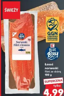 Kaufland Łosoś norweski filet ze skórą Blue Bay oferta