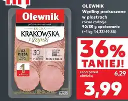 Kaufland Olewnik Wędliny podsuszane w plastrach oferta