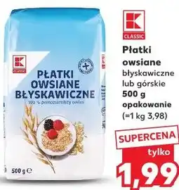 Kaufland K-Classic Płatki owsiane oferta
