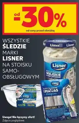 Kaufland Wszystkie śledzie marki Lisner na stoisku samoobsługowym oferta