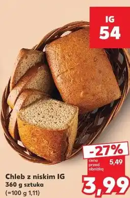 Kaufland Chleb z niskim IG oferta