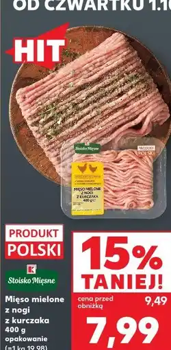 Kaufland Mięso mielone z nogi z kurczaka Stoisko Mięsne oferta