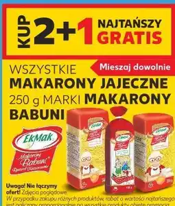 Kaufland EkMak Makarony Babuni oferta