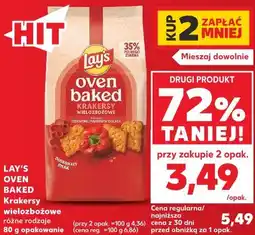 Kaufland Lay's Oven Baked Krakersy wielozbożowe oferta