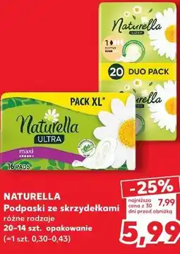 Kaufland NATURELLA Podpaski ze skrzydłakami oferta