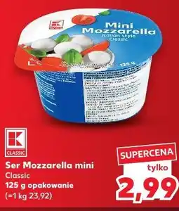 Kaufland K-Classic Ser Mozzarella mini Classic oferta