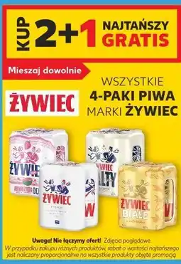 Kaufland Wszystkie 4-paki piwa marki Żywiec oferta