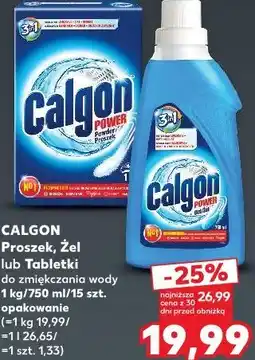 Kaufland Calgon Proszek, Żel lub Tabletki do zmiękczania wody oferta