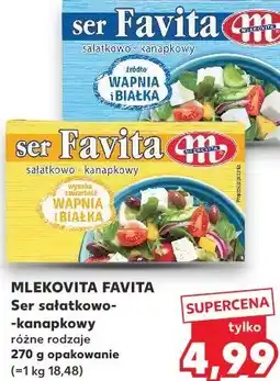 Kaufland Mlekovita Favita Ser sałatkowo-kanapkowy oferta