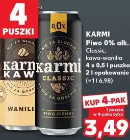 Kaufland Karmi Piwo 0% alk. Classic, kawa-wanilia oferta