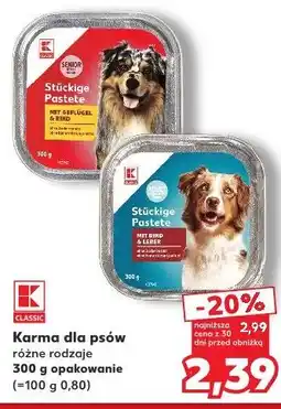 Kaufland K-Classic Karma dla psów oferta