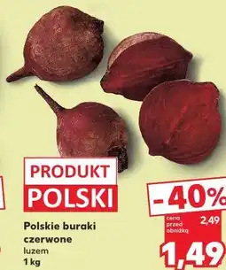 Kaufland Polskie buraki czerwone oferta