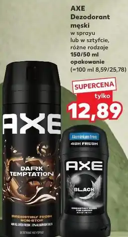 Kaufland AXE Dezodorant męski w sprayu lub w sztyfcie oferta